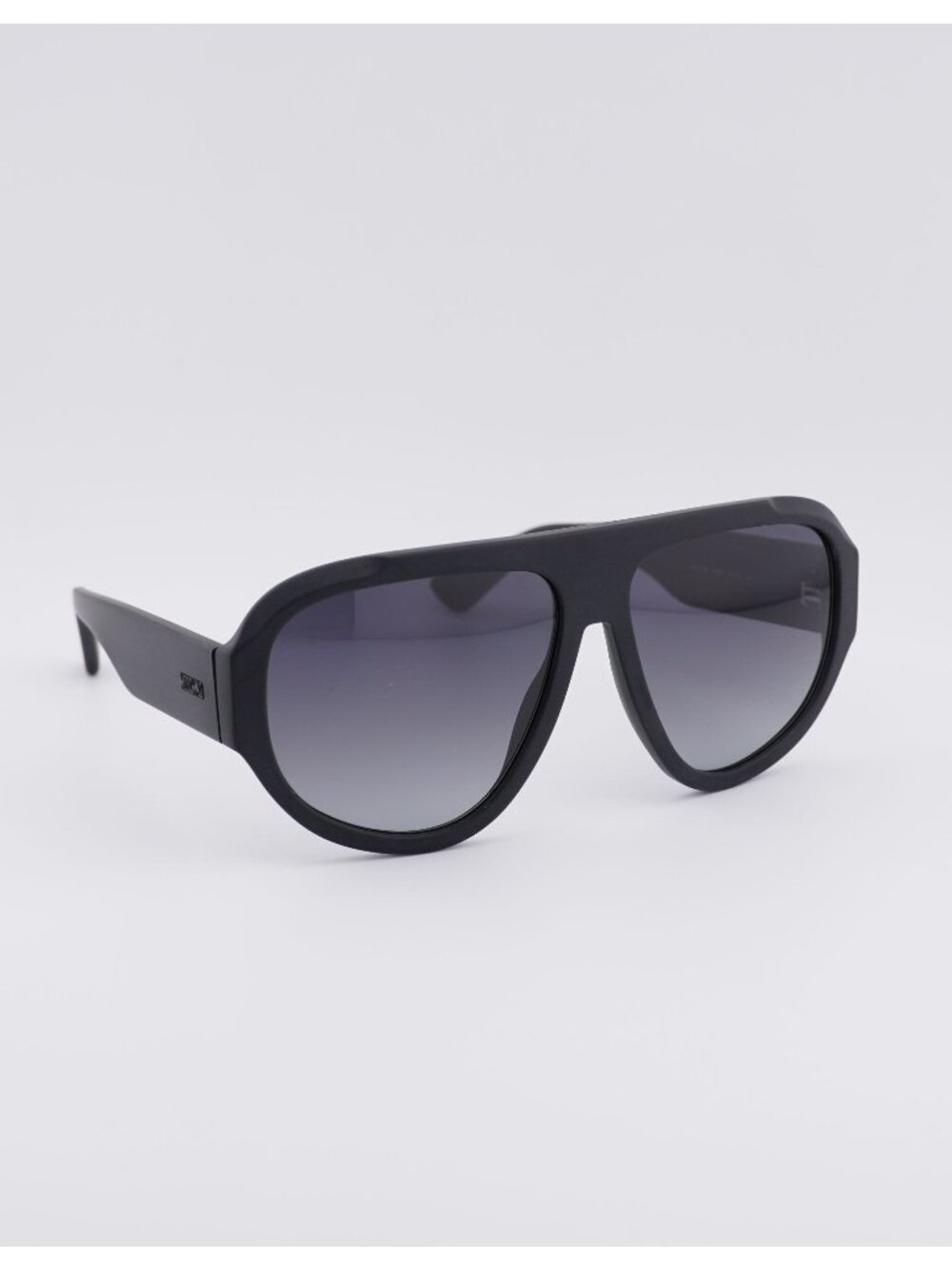 Moschino MOS183/S 0003 9O Unisex Sunglasses Black Aviator Frame, Grey Lenses